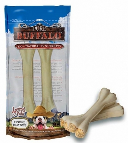 Loving Pets Pure Buffalo Pressed Bully Bone