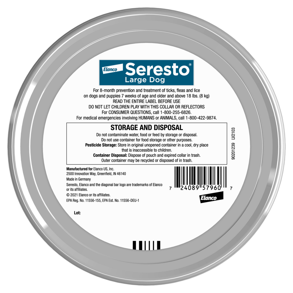 
                  
                    Seresto Flea & Tick Collar Dog
                  
                