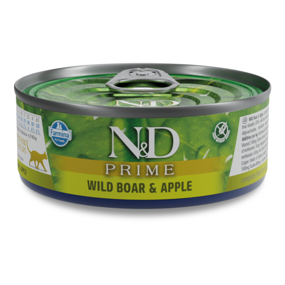 Farmina N&D Prime Feline Boar and Apple Wet Cat Food