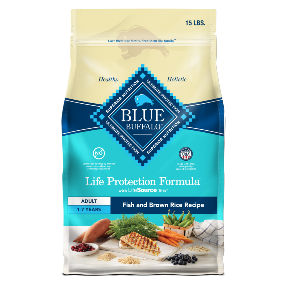 
                  
                    Blue Buffalo Life Protection Formula Adult Fish & Brown Rice Recipe Dry Dog Food
                  
                