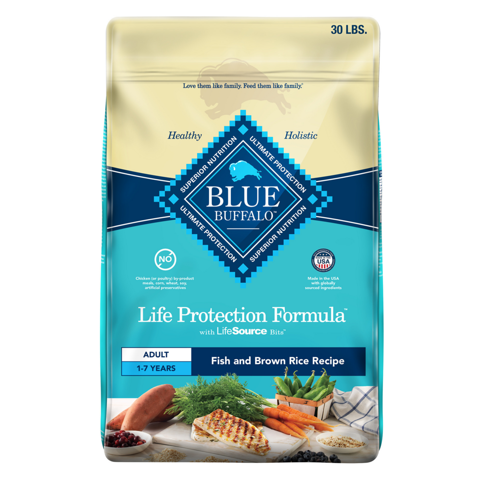 
                  
                    Blue Buffalo Life Protection Formula Adult Fish & Brown Rice Recipe Dry Dog Food
                  
                