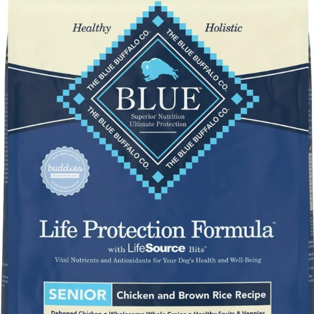 Blue Buffalo Life Protection Formula Senior Chicken & Brown Rice Recipe Dry Dog Food