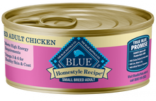 Load image into Gallery viewer, Blue Buffalo Homestyle Recipe Small Breed Adult Chicken Dinner with Garden Vegetables Canned Dog Food