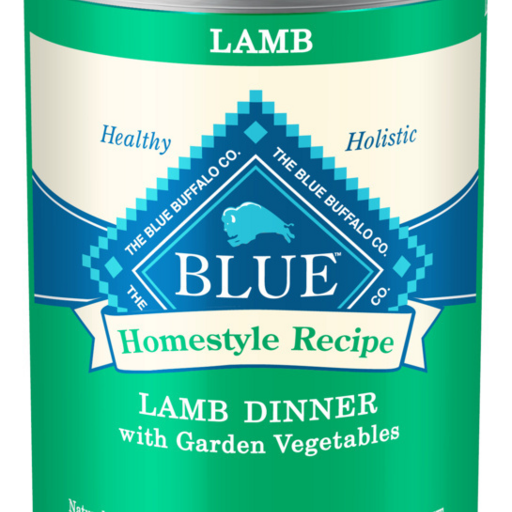 Blue Buffalo Homestyle Recipe Adult Lamb Dinner with Garden Vegetables Canned Dog Food