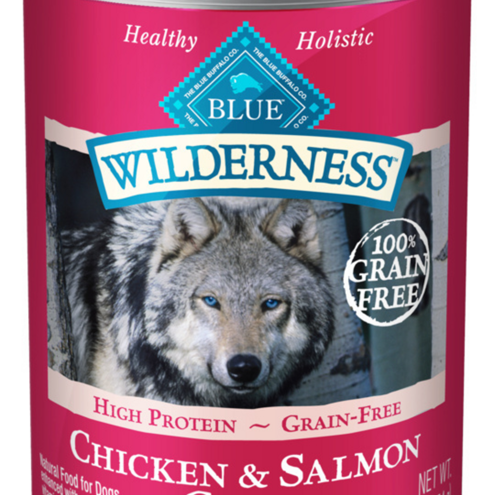 Blue Buffalo Wilderness High-Protein Grain-Free Chicken & Salmon Grill Adult Canned Dog Food