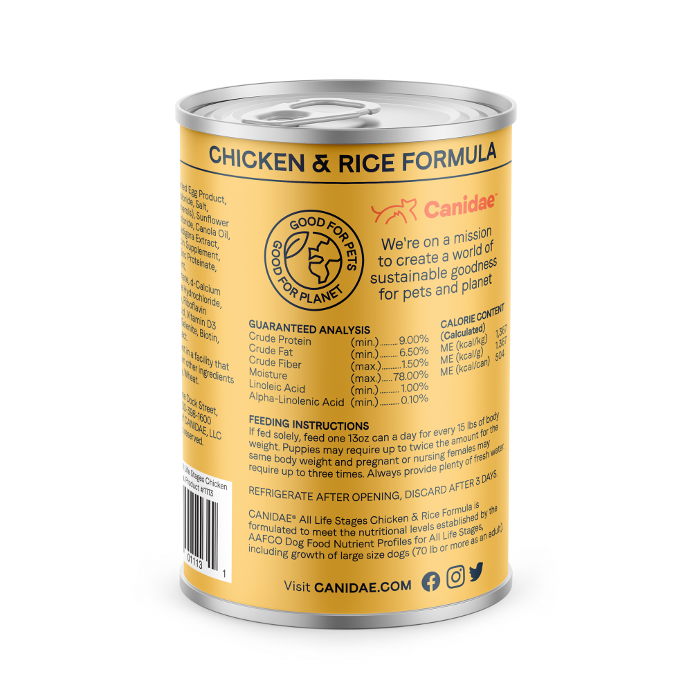 
                  
                    Canidae All Life Stages Chicken and Rice Canned Dog Food
                  
                