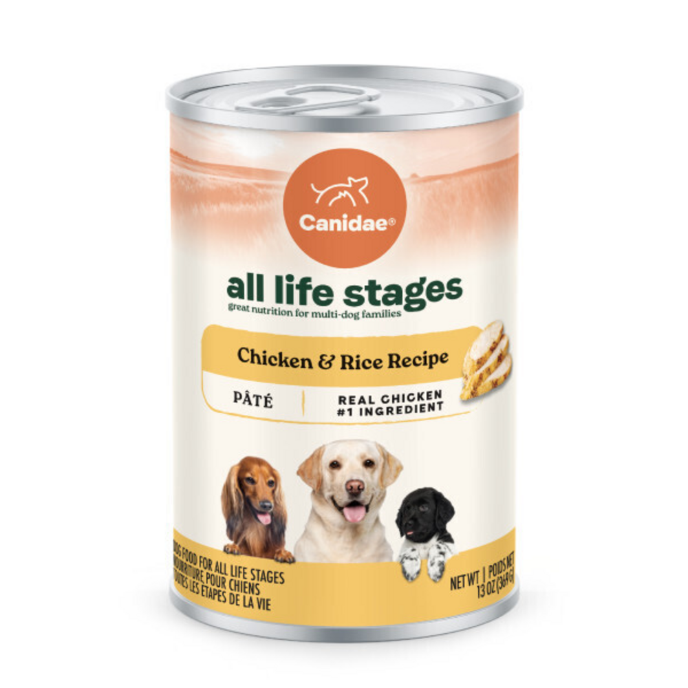 Canidae All Life Stages Wet Dog Food, Chicken & Rice Formula, 13 oz.