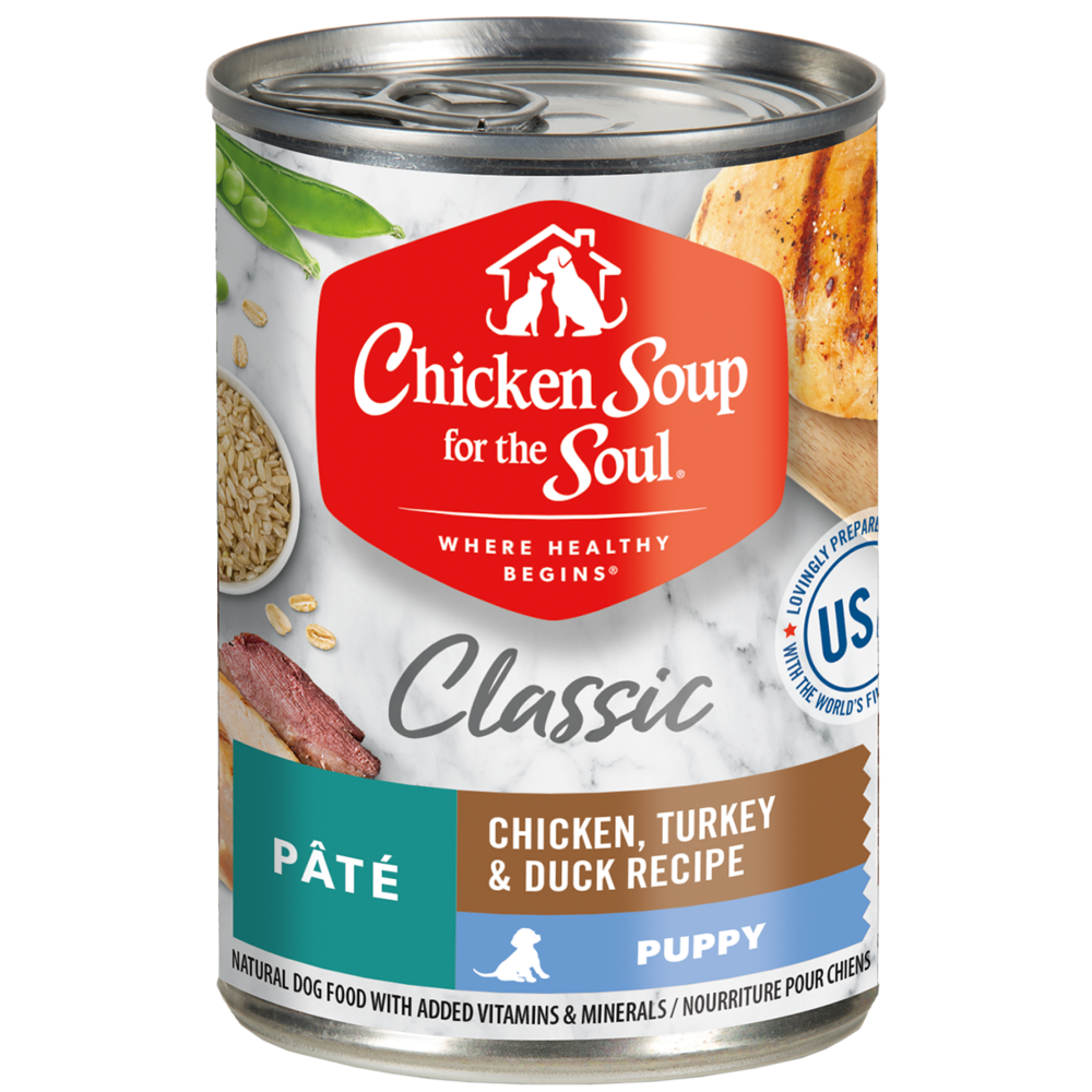 Chicken Soup Puppy Chicken, Turkey & Duck Pate Can Dog Food