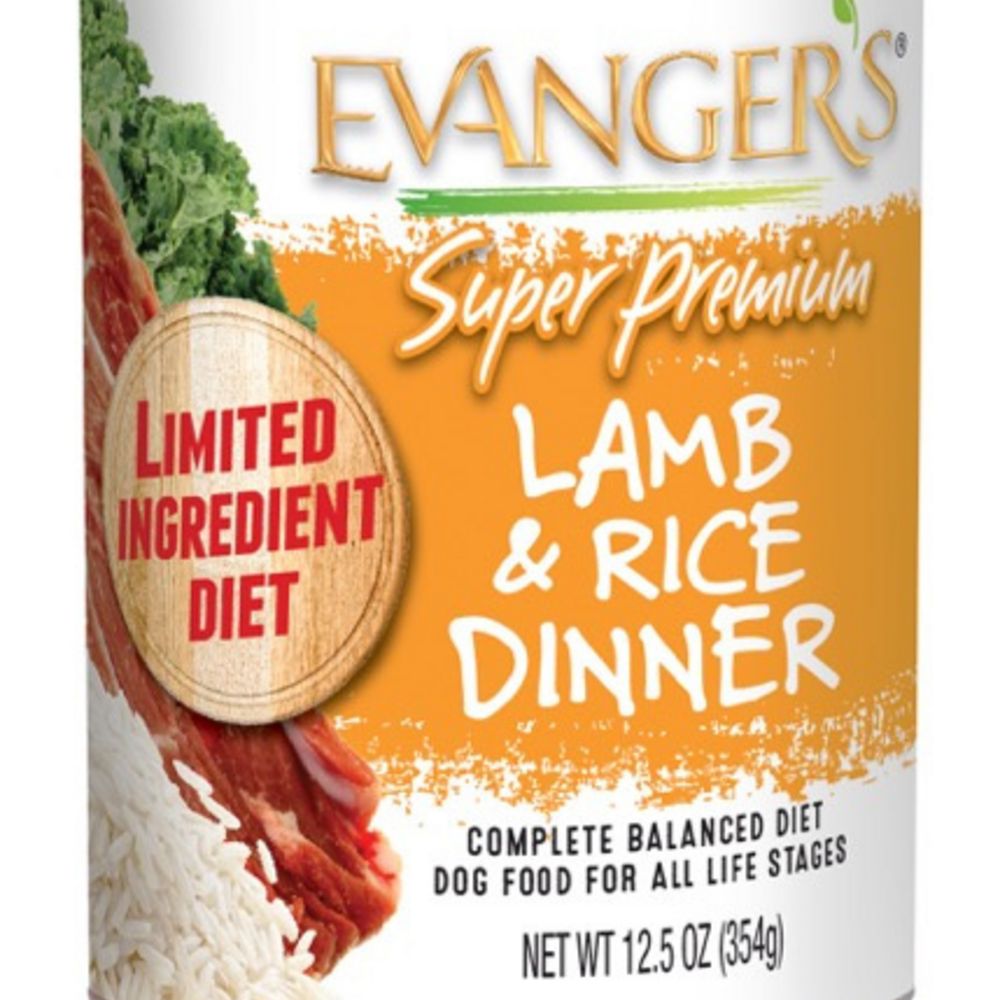 Evanger's Super Premium Lamb and Rice Canned Dog Food