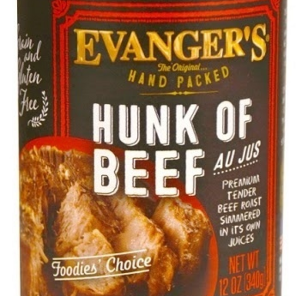 Evanger's Hand Packed Hunk of Beef Canned Dog Food