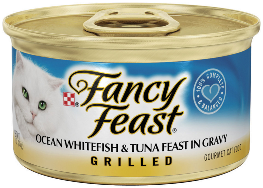 Purina Fancy Feast Grilled Ocean Whitefish and Tuna Wet Cat Food