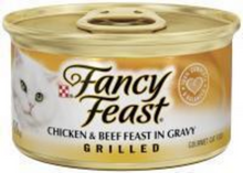 Load image into Gallery viewer, Fancy Feast Grilled Chicken and Beef Canned Cat Food