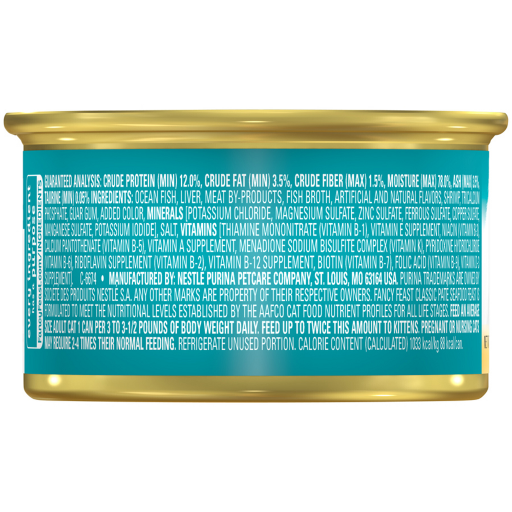 
                  
                    Fancy Feast Gourmet Seafood Canned Cat Food
                  
                