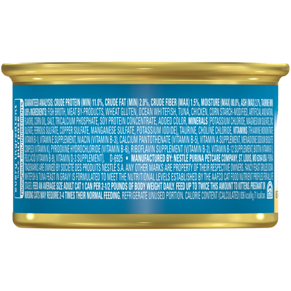 
                  
                    Fancy Feast Classic Ocean Whitefish and Tuna Canned Cat Food
                  
                