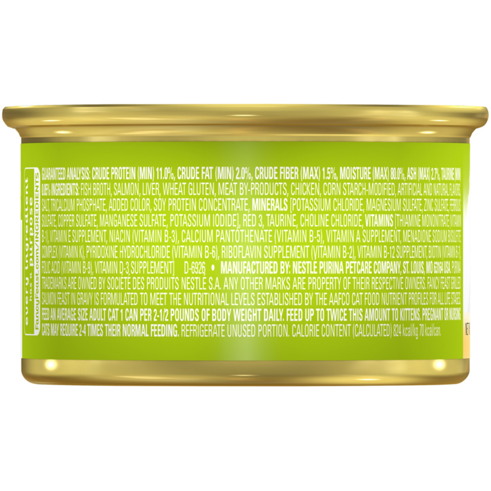 Fancy Feast Grilled Salmon Canned Cat Food