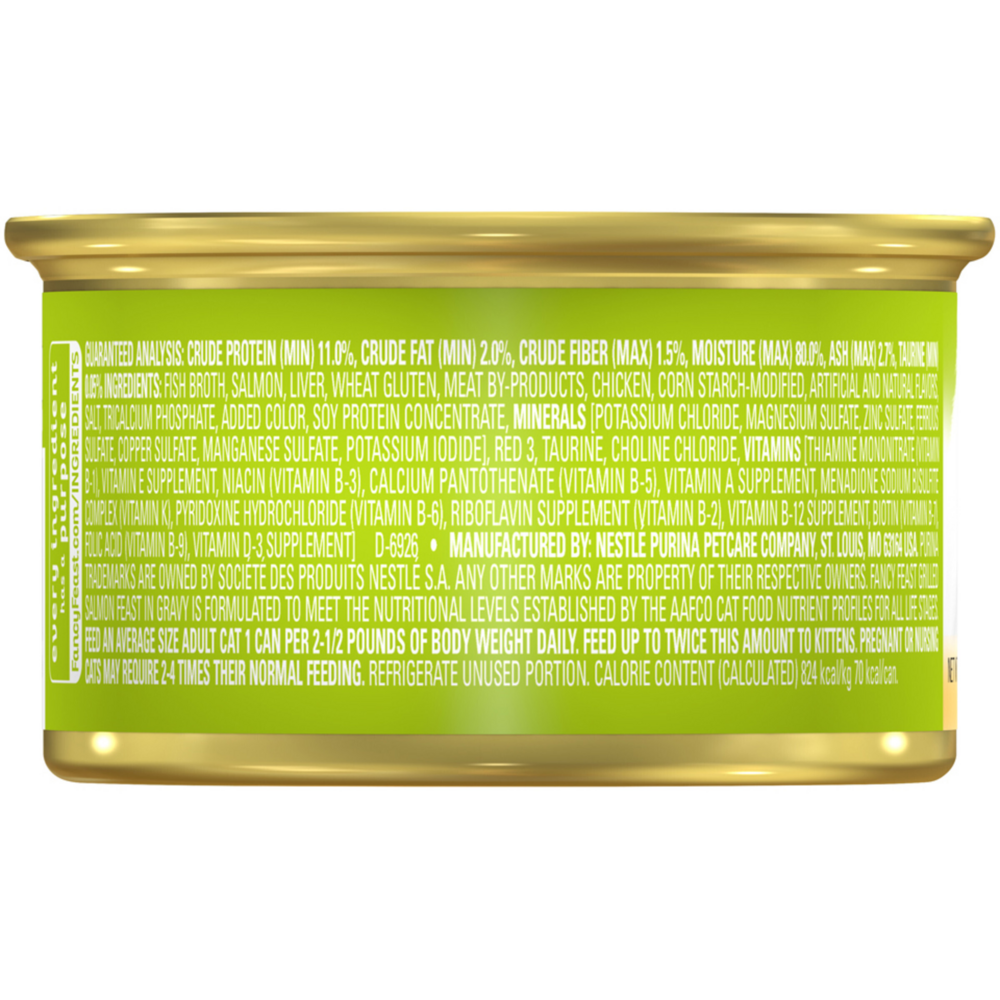 Purina Fancy Feast Grilled Salmon and Gravy Wet Cat Food