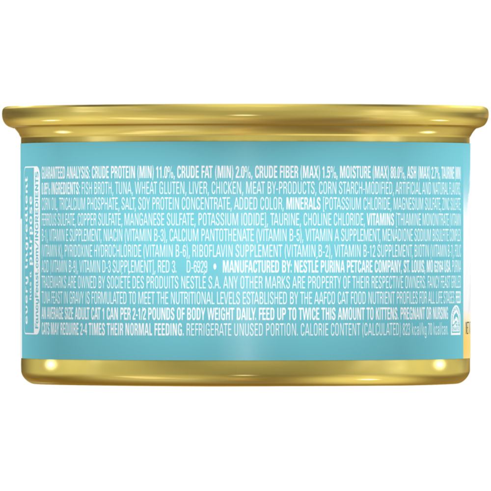 Fancy Feast Grilled Tuna and Gravy Wet Cat Food