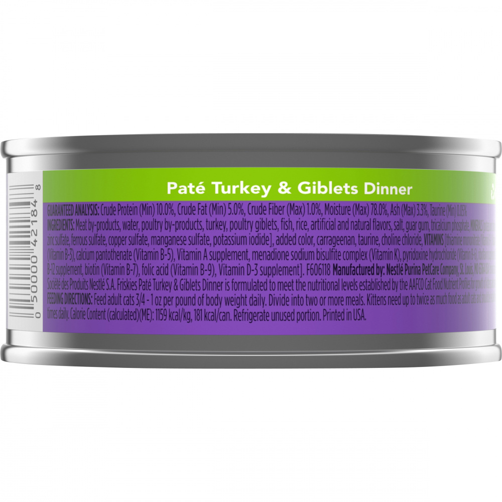 
                  
                    Friskies Pate Turkey & Giblets Canned Cat Food
                  
                