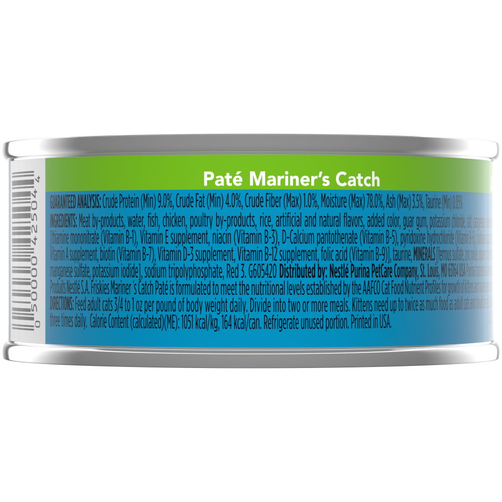 Friskies Pate Mariners Catch Canned Cat Food