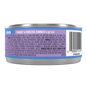 Friskies Savory Shreds Turkey And Cheese Dinner In Gravy Canned Cat Food