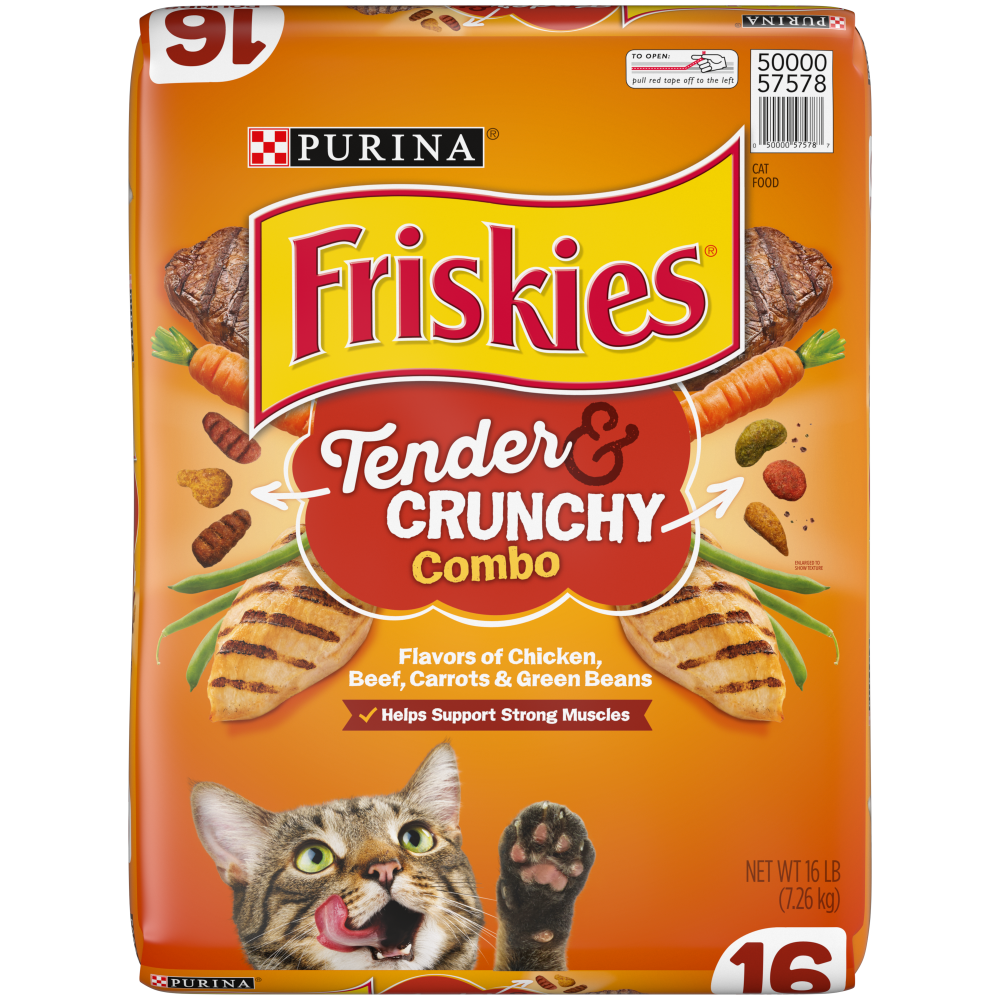 Purina Friskies Tender and Crunch'd Dry Cat Food