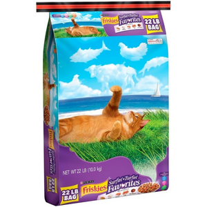 Friskies Surfin andTurfin Favorites Dry Cat Food