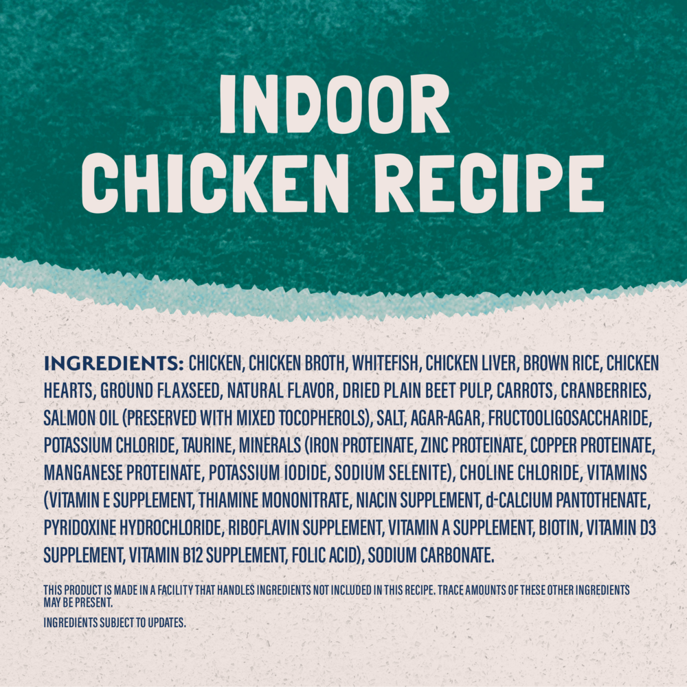 
                  
                    Natural Balance Original Ultra Indoor Chicken Recipe Canned Wet Cat Food
                  
                