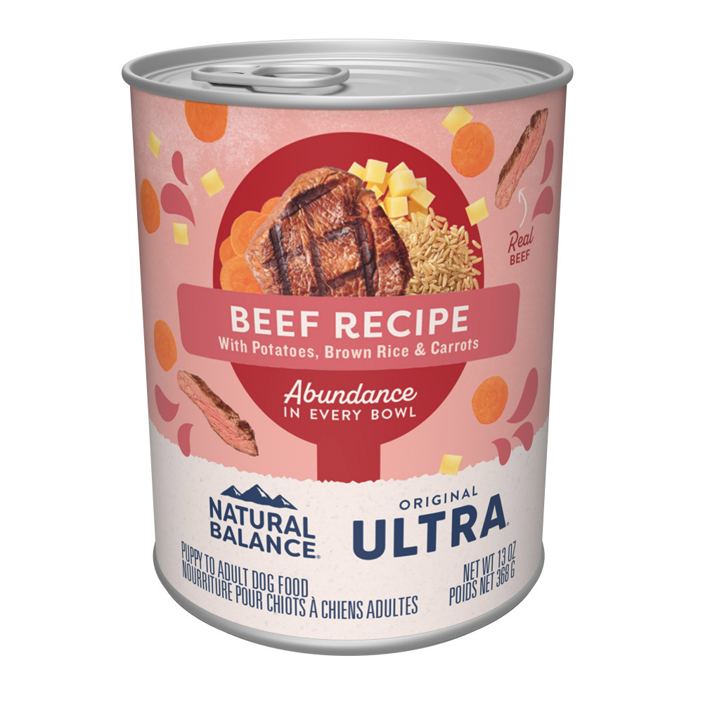Natural Balance Original Ultra Wet Dog Food, Beef Recipe