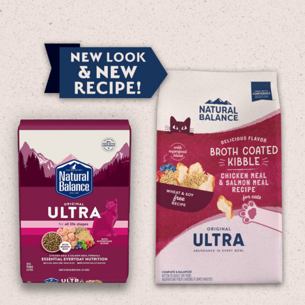 Natural Balance Original Ultra Dry Cat Food, Chicken Meal & Salmon Meal Recipe