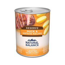 Load image into Gallery viewer, Natural Balance Limited Ingredient Reserve Duck &amp; Potato Recipe Wet Canned Dog Food