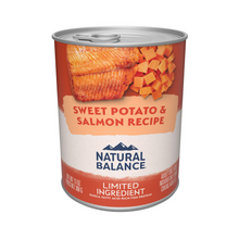 Load image into Gallery viewer, Natural Balance Limited Ingredient Grain Free Sweet Potato &amp; Salmon Recipe Wet Canned Dog Food