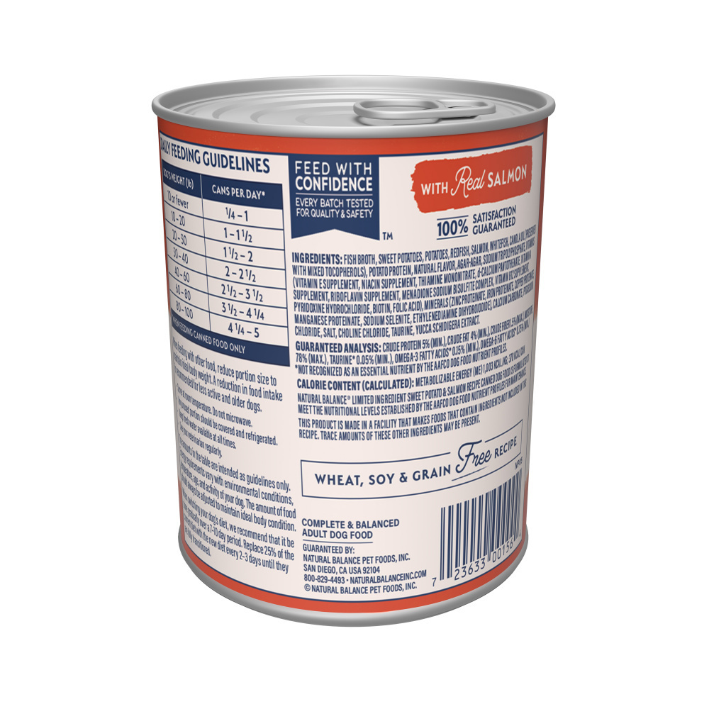 
                  
                    Natural Balance Limited Ingredient Grain Free Sweet Potato & Salmon Recipe Wet Canned Dog Food
                  
                