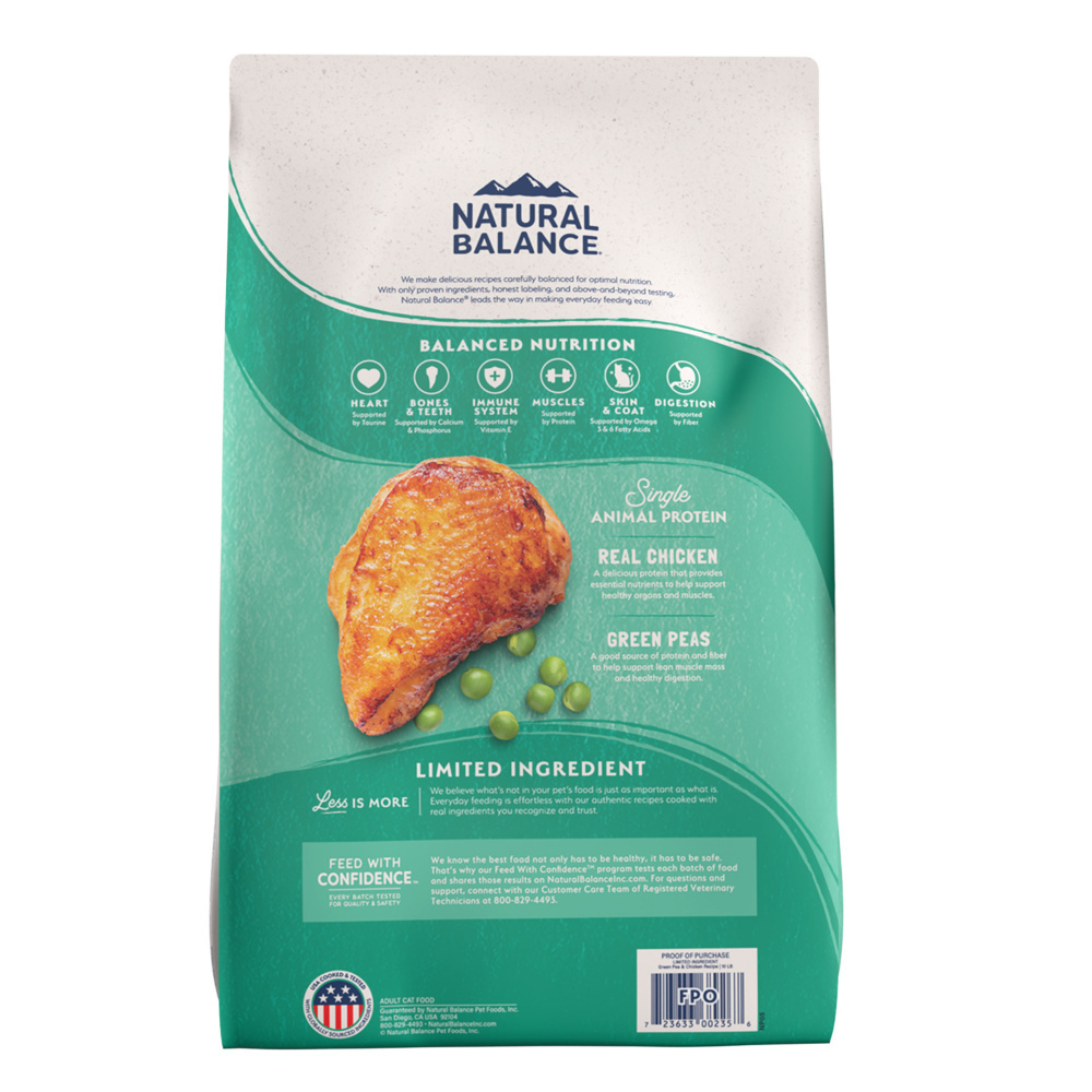 
                  
                    Natural Balance Limited Ingredient Grain Free Chicken & Green Pea Recipe Dry Cat Food
                  
                