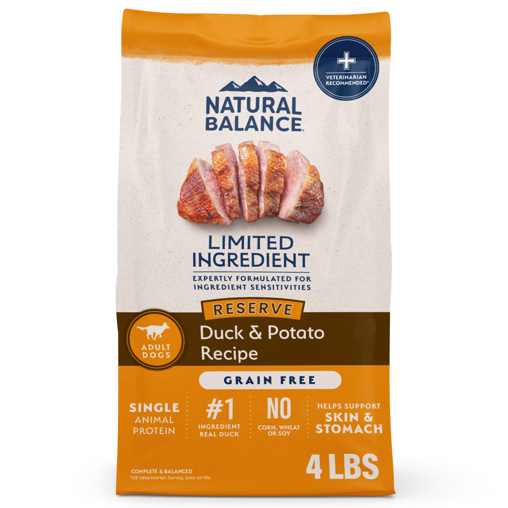 Natural Balance Limited Ingredient Reserve Grain Free Dry Dog Food, Duck & Potato Recipe
