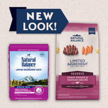 Load image into Gallery viewer, Natural Balance Limited Ingredient Reserve Grain Free Sweet Potato &amp; Venison Recipe Dry Dog Food