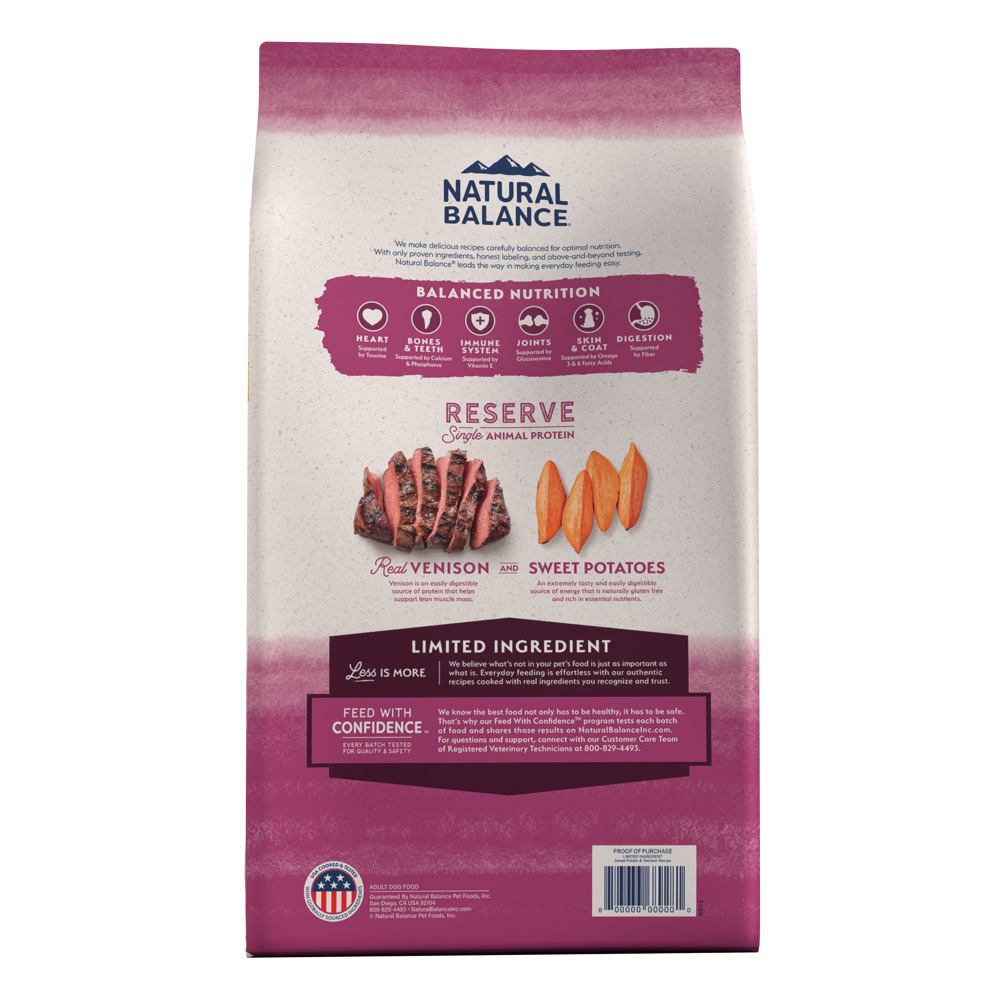 
                  
                    Natural Balance Limited Ingredient Reserve Grain Free Sweet Potato & Venison Recipe Dry Dog Food
                  
                