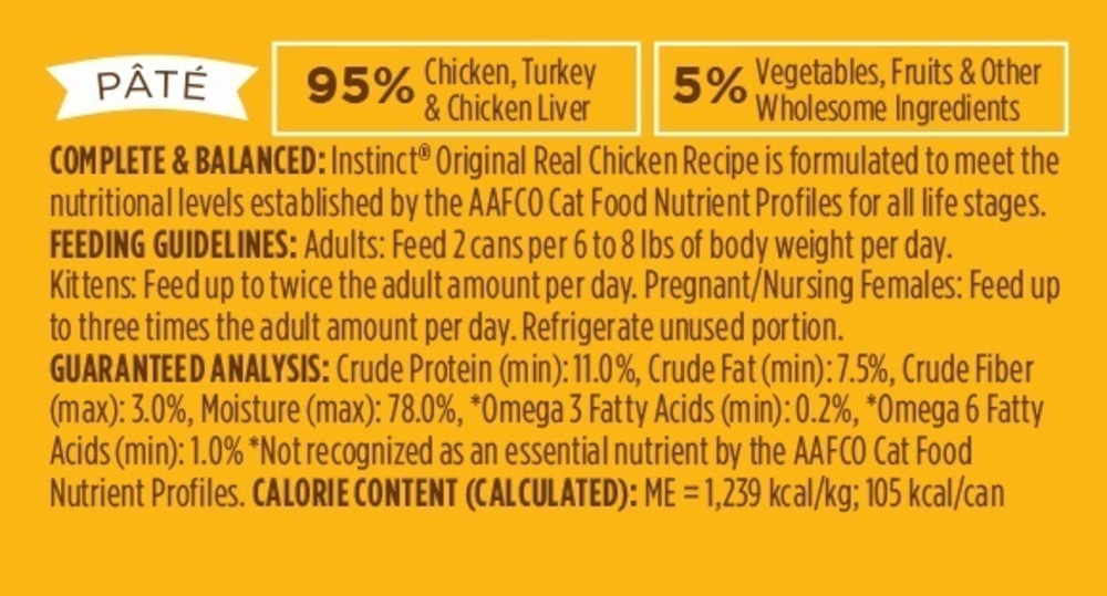 
                  
                    Instinct Grain-Free Chicken Formula Canned Cat Food
                  
                