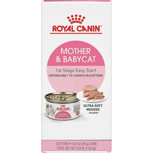 Load image into Gallery viewer, Royal Canin Feline Health Nutrition Mother &amp; Babycat Ultra Soft Mousse in Sauce Canned Cat Food