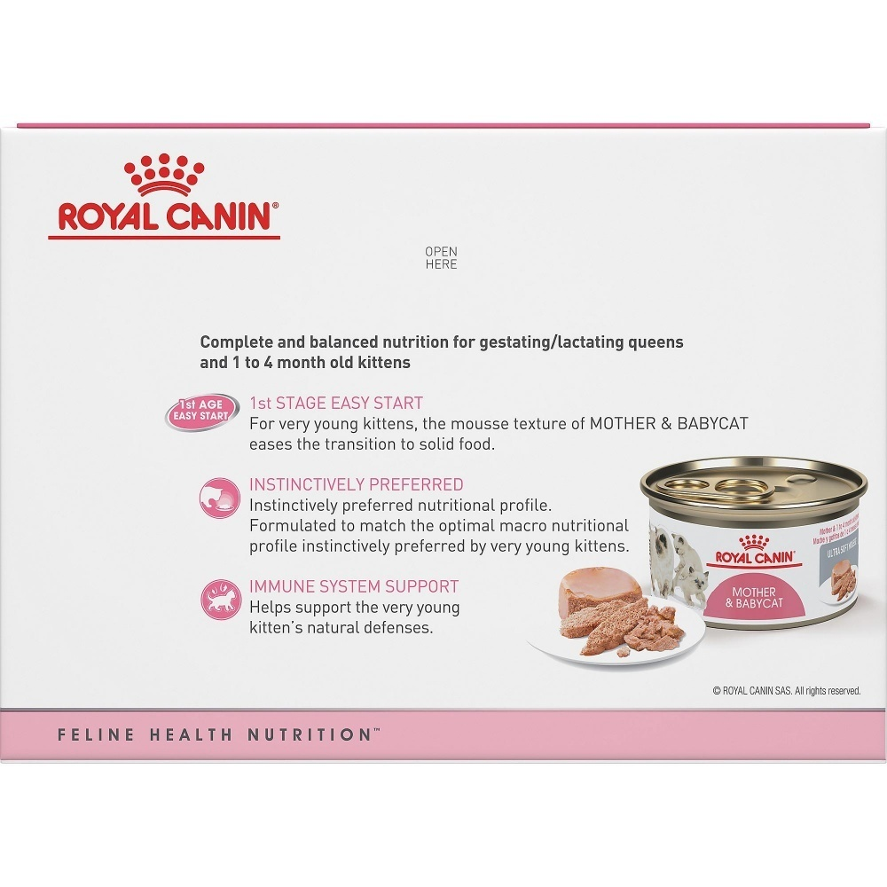 
                  
                    Royal Canin Feline Health Nutrition Mother & Babycat Ultra Soft Mousse in Sauce Canned Cat Food
                  
                