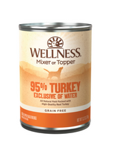 Load image into Gallery viewer, Wellness Natural Grain Free Adult 95% Turkey Canned Dog Food