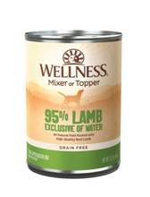 Load image into Gallery viewer, Wellness Natural Grain Free 95%  Lamb Recipe Adult Wet Canned Dog Food