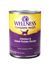 Load image into Gallery viewer, Wellness Complete Health Natural Chicken and Sweet Potato Recipe Wet Canned Dog Food