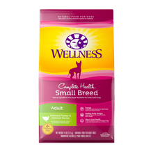 Load image into Gallery viewer, Wellness Complete Health Natural Small Breed Adult Turkey and Oatmeal Recipe Dry Dog Food