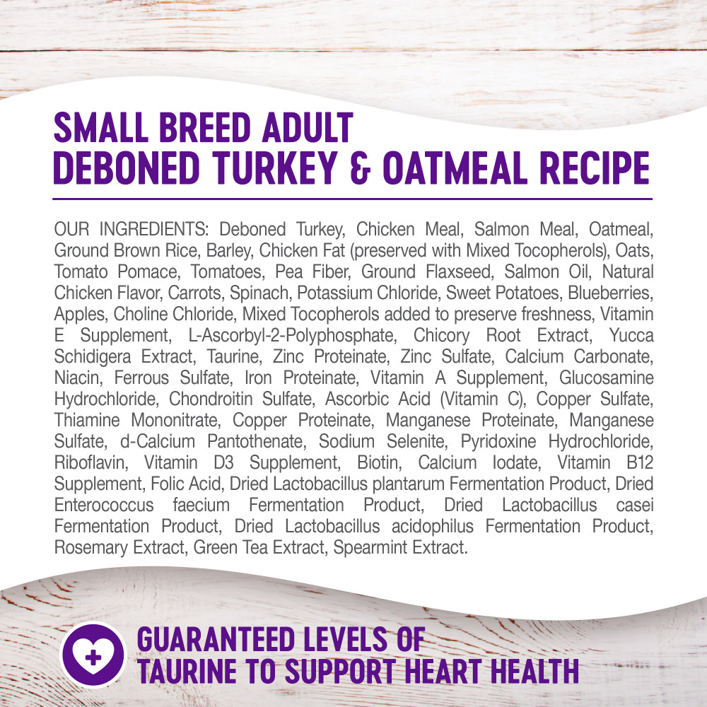 
                  
                    Wellness Complete Health Natural Small Breed Adult Turkey and Oatmeal Recipe Dry Dog Food
                  
                