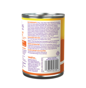 Wellness Natural Turkey Stew with Barley and Carrots Wet Canned Dog Food