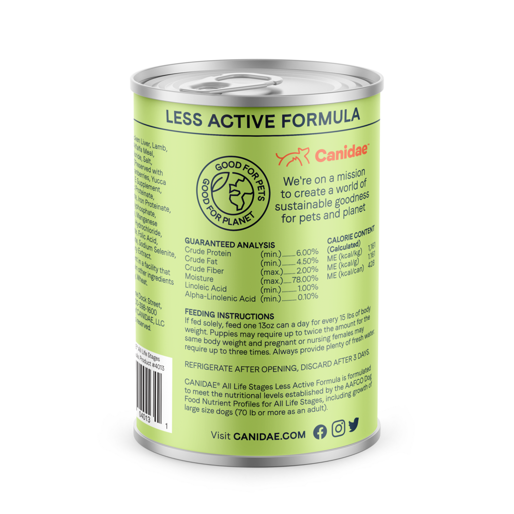 
                  
                    Canidae Platinum Formula for Seniors & Over Weight Dogs Canned Dog Food
                  
                