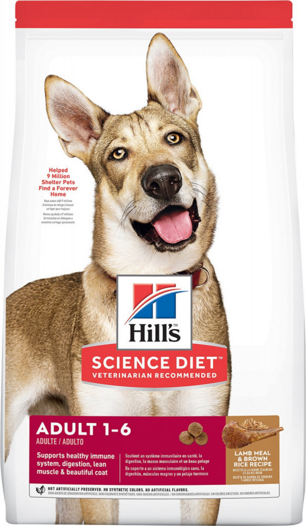 Hill's Science Diet Adult Lamb Meal & Brown Rice Recipe Dry Dog Food