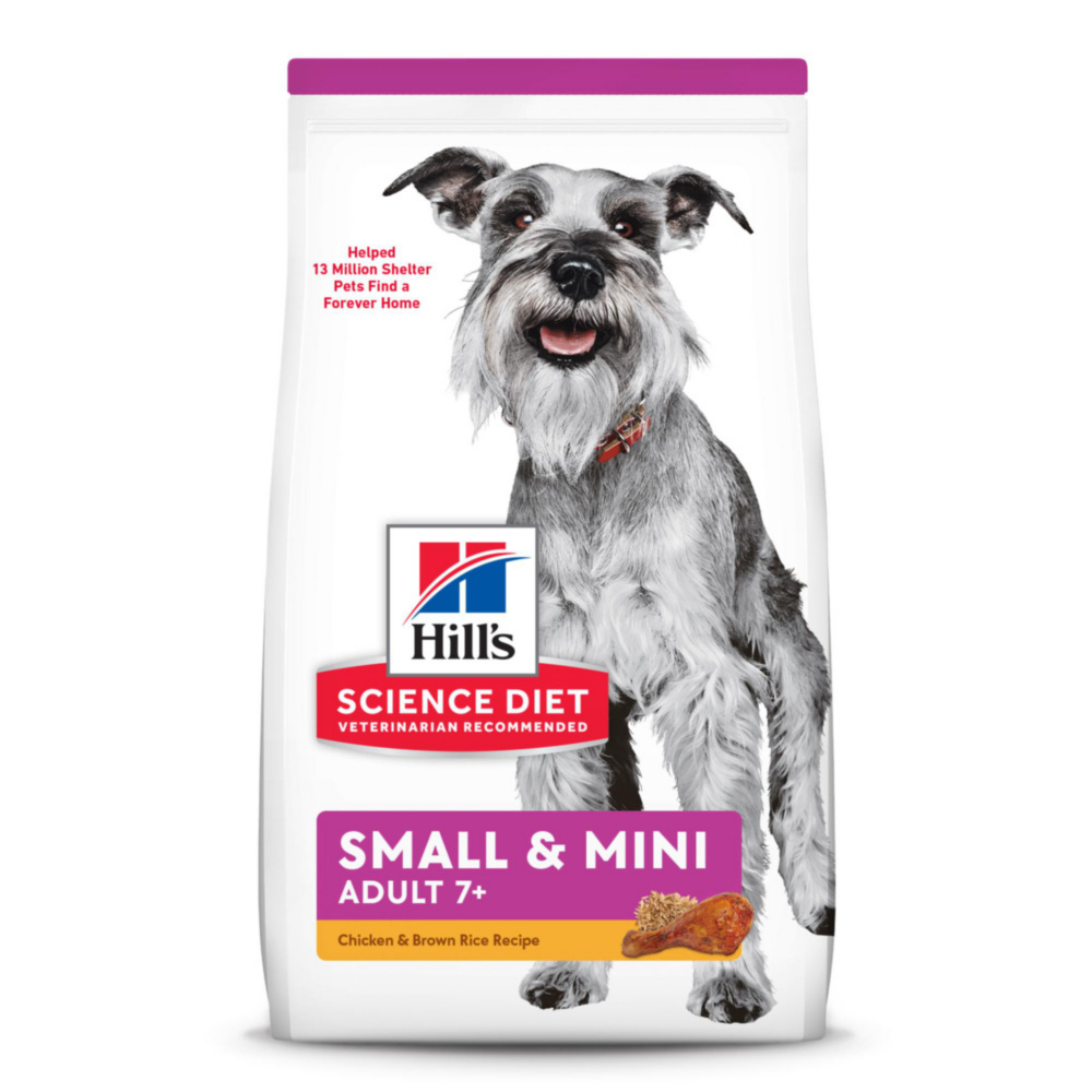 Hill's Science Diet Adult 7+ SM Paws Chicken Meal, Barley & Brown Rice Recipe Dog Food