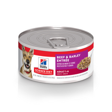 Load image into Gallery viewer, Hill&#39;s Science Diet Adult Beef &amp; Barley Entree Canned Dog Food