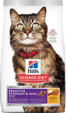 Load image into Gallery viewer, Hill&#39;s Science Diet Adult Sensitive Stomach &amp; Skin Chicken &amp; Rice Recipe Dry Cat Food